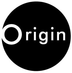 logo origin behang